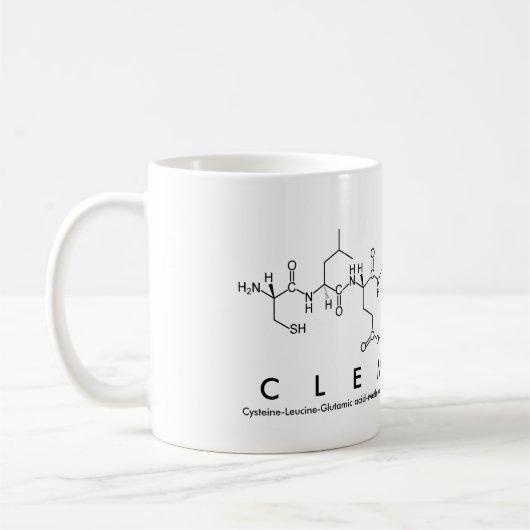 Tasse des Peptids (Links)