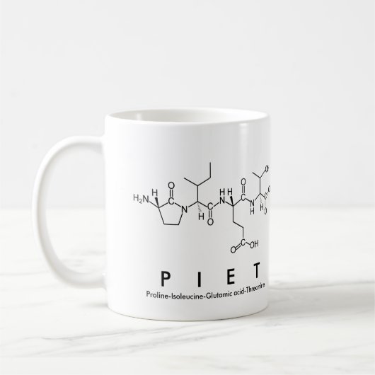 Tasse des Peptids (Links)