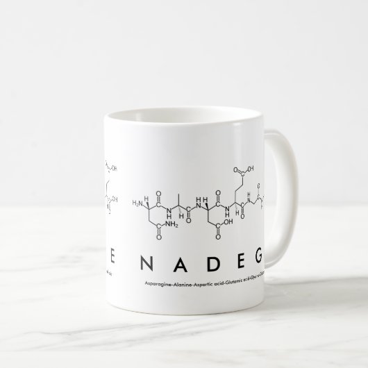 Tasse des Peptids (VorderseiteRechts)