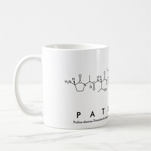 Tasse des Peptids (Links)