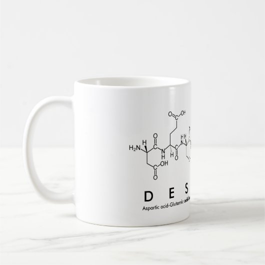 Tasse des Peptids (Links)