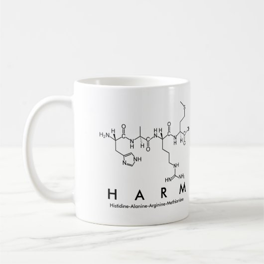 Tasse des Peptids (Links)