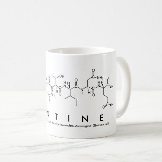 Tasse des Peptids (VorderseiteRechts)