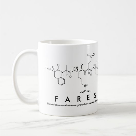 Tasse des Peptids (Links)