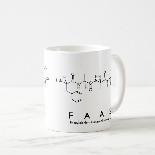 Tasse des Peptids (VorderseiteRechts)