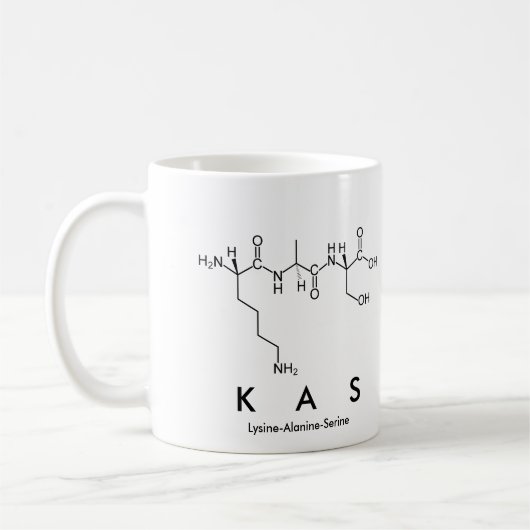 Tasse des Peptids (Links)