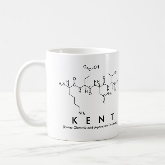 Tasse des Peptids (Links)
