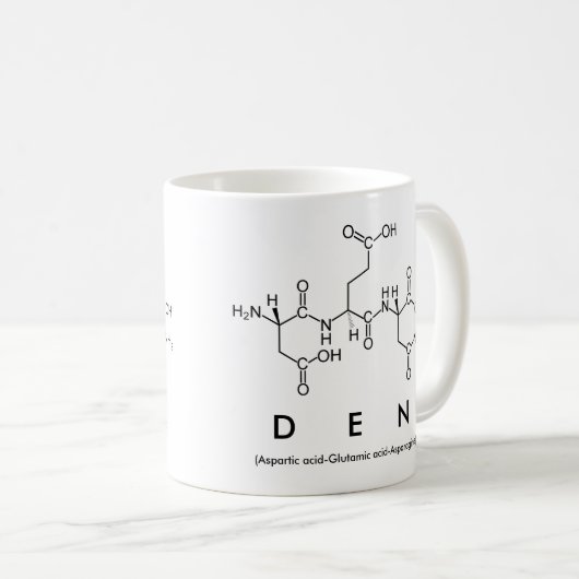 Tasse des Peptids (VorderseiteRechts)