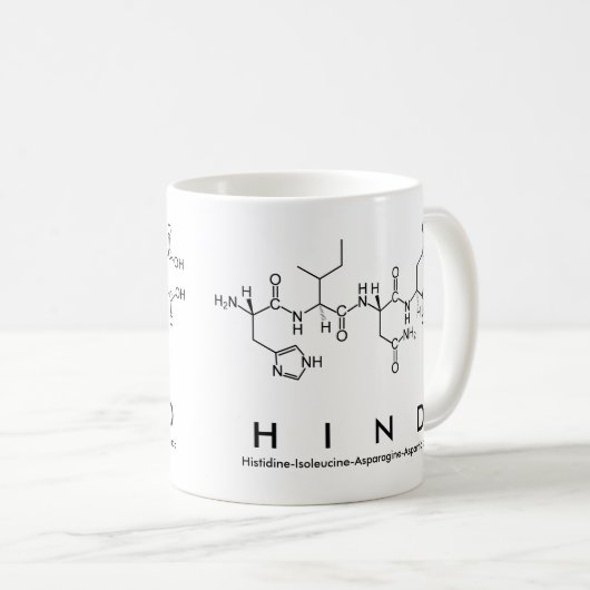 Tasse des Peptids (VorderseiteRechts)