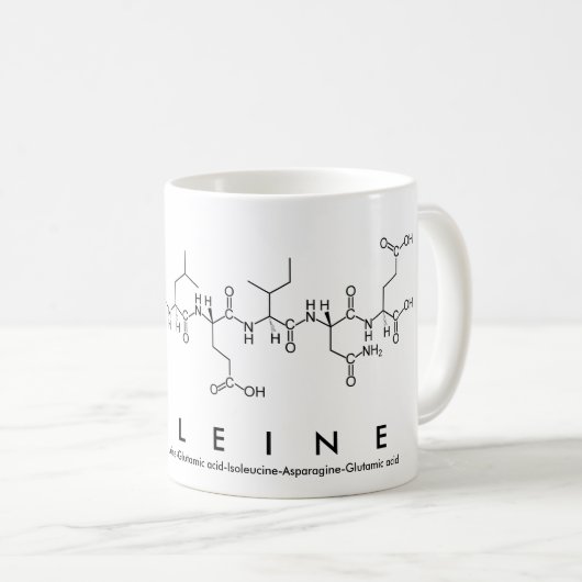 Tasse des Peptids (VorderseiteRechts)