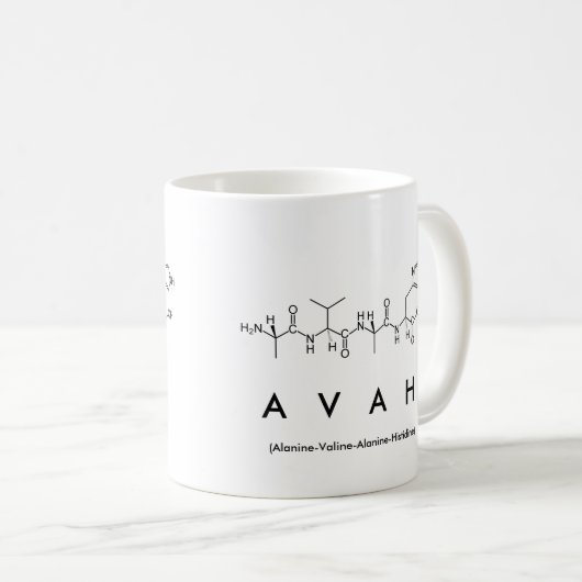 Tasse des Peptids (VorderseiteRechts)