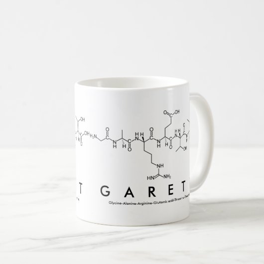 Tasse des Peptids (VorderseiteRechts)