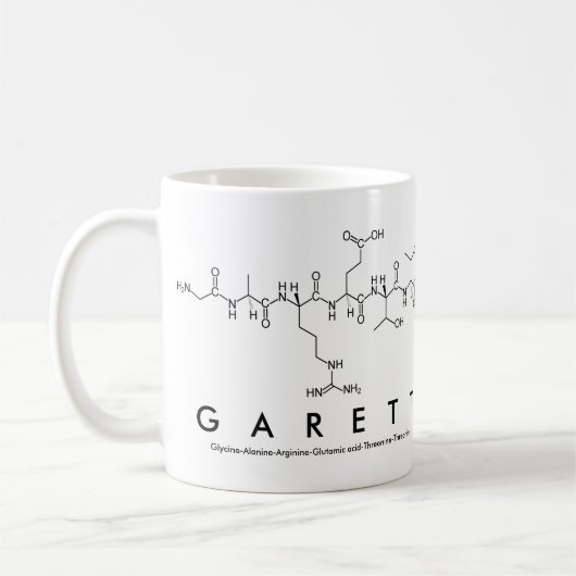 Tasse des Peptids (Links)