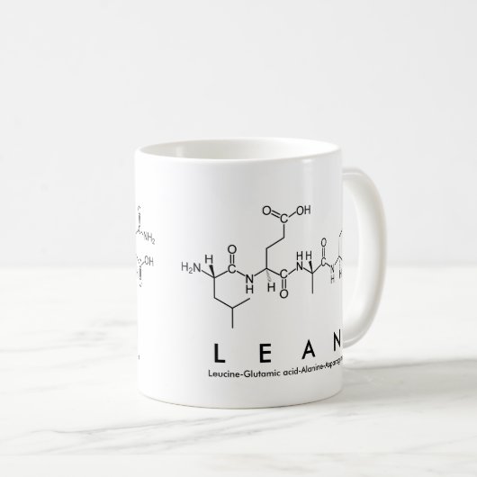 Tasse des Peptids (VorderseiteRechts)