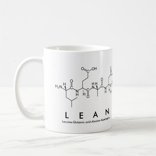 Tasse des Peptids (Links)