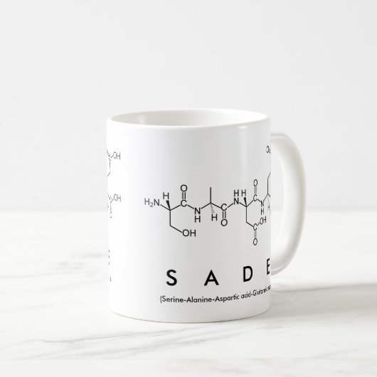 Tasse des Peptids (VorderseiteRechts)