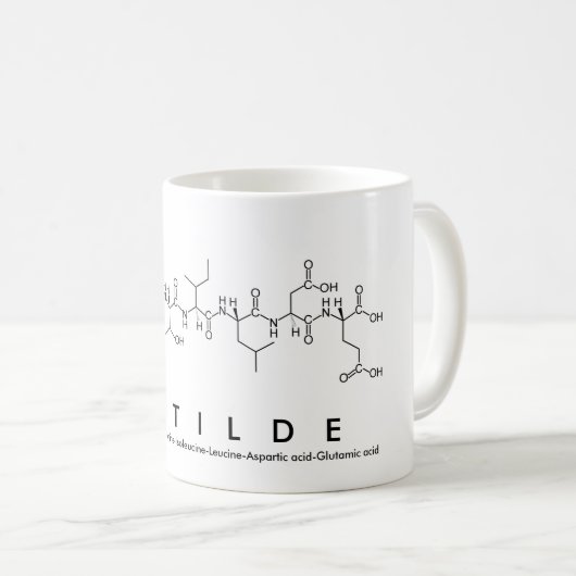 Tasse des Peptids (VorderseiteRechts)
