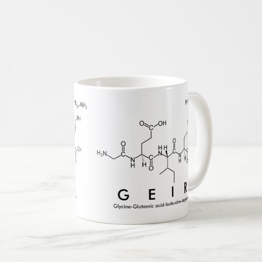 Tasse des Peptids (VorderseiteRechts)