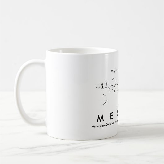 Tasse des Peptids (Links)