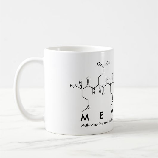 Tasse des Peptids (Links)