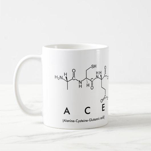 Tasse des Peptids (Links)