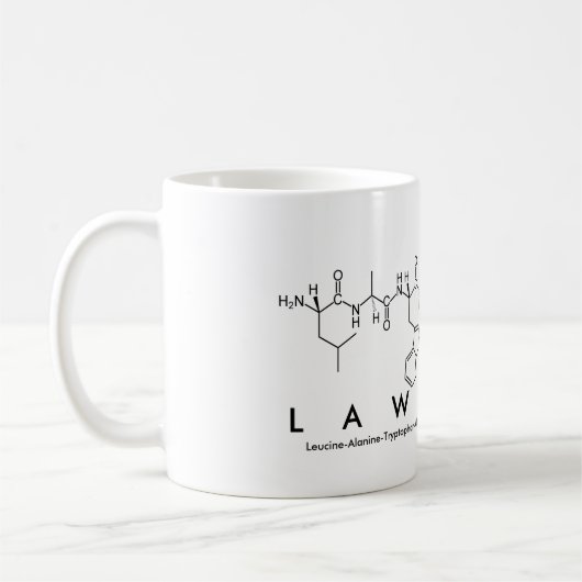 Tasse des Peptids (Links)