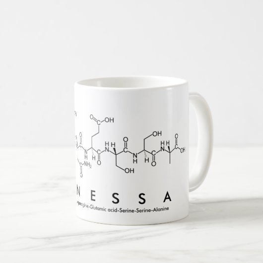 Tasse des Peptids (VorderseiteRechts)