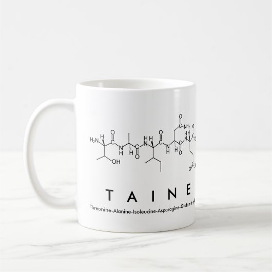 Tasse des Peptids (Links)