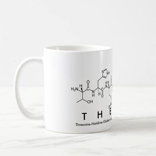 Tasse des Peptids (Links)