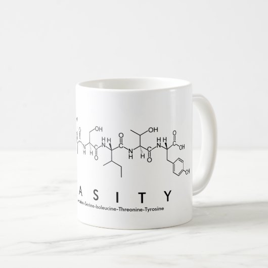 Tasse des Peptids (VorderseiteRechts)