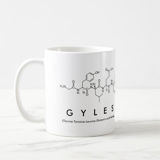 Tasse des Peptids (Links)