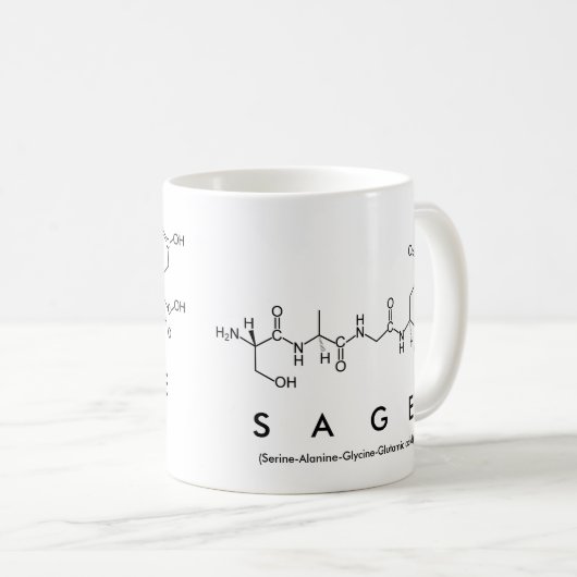Tasse des Peptids (VorderseiteRechts)