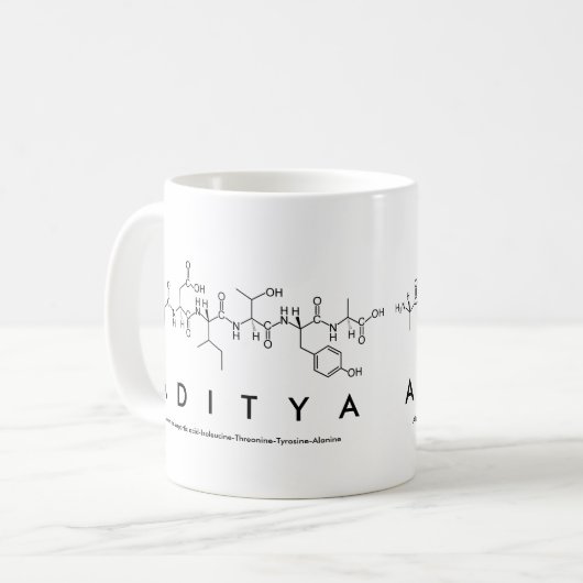 Tasse des Peptids Aditya (Vorderseite Links)