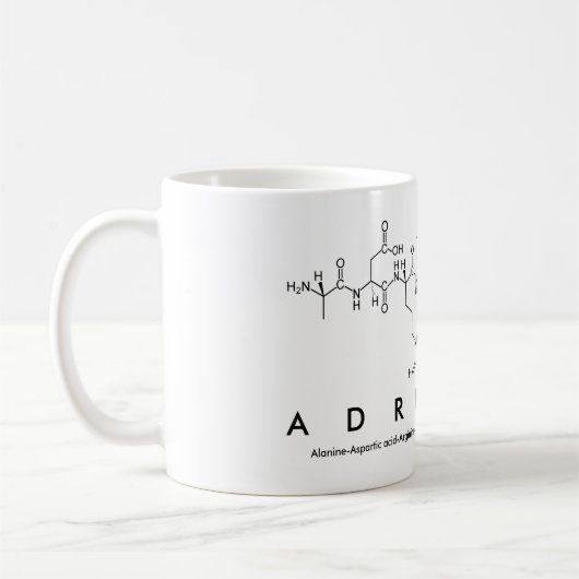 Tasse des Peptids Adriana (Links)