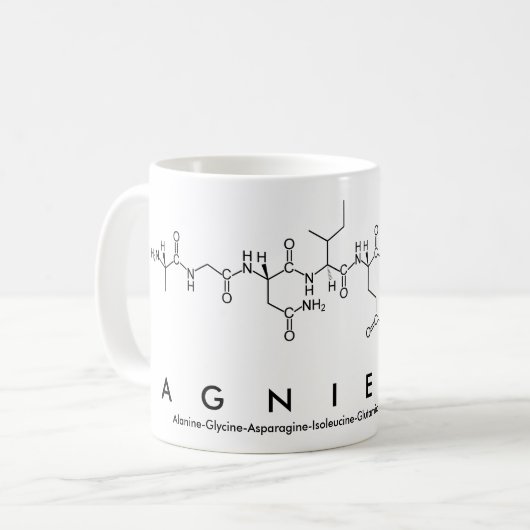Tasse des Peptids Agnieska (Vorderseite Links)
