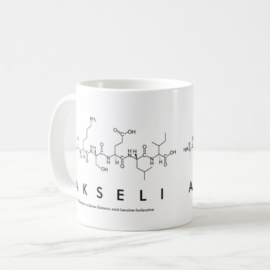 Tasse des Peptids Akseli (Vorderseite Links)