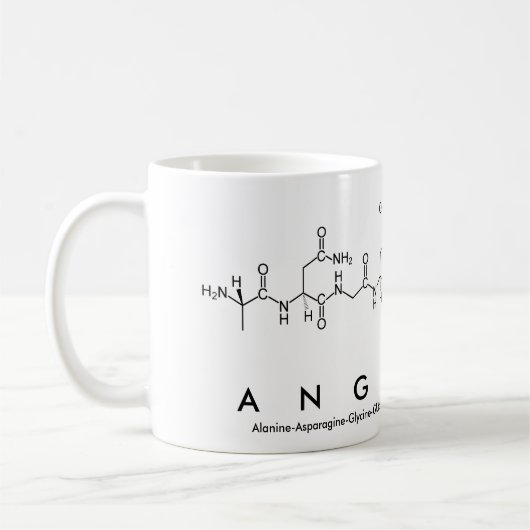 Tasse des Peptids Angelica (Links)
