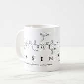 Tasse des Peptids Casen (Vorderseite Links)