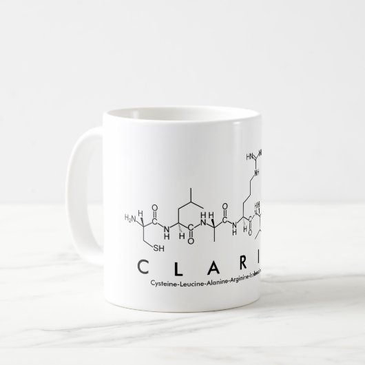 Tasse des Peptids Clarisa (Vorderseite Links)