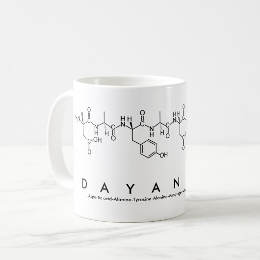 Tasse des Peptids Dayanara (Vorderseite Links)