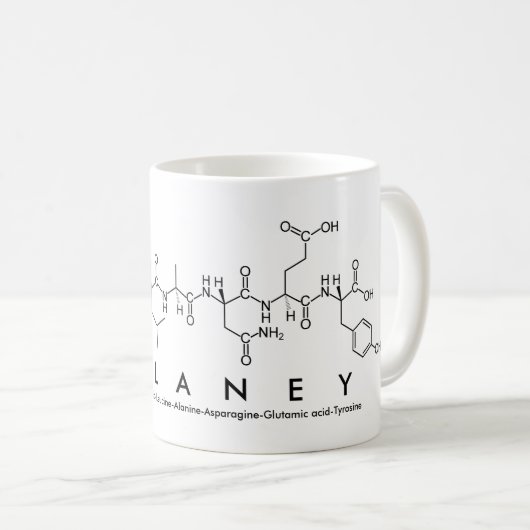 Tasse des Peptids Delaney (VorderseiteRechts)