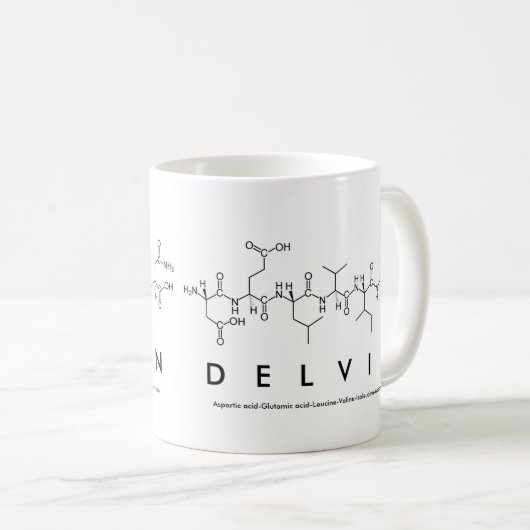 Tasse des Peptids Delvin (VorderseiteRechts)