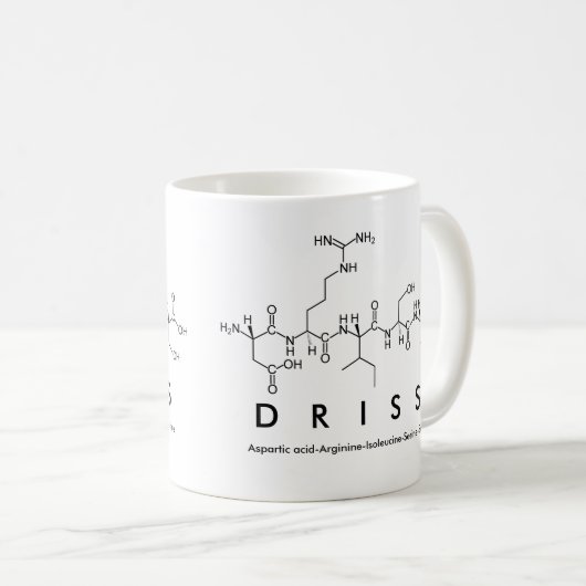 Tasse des Peptids Driss (VorderseiteRechts)