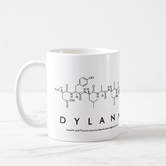 Tasse des Peptids Dylana (Links)