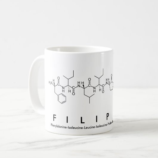 Tasse des Peptids Filipina (Vorderseite Links)