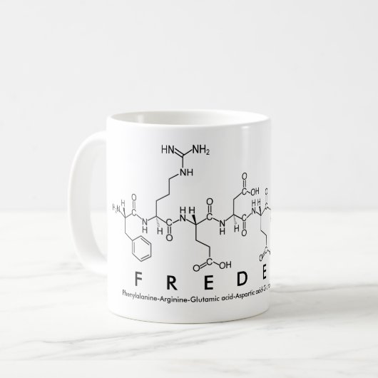 Tasse des Peptids Frederik (Vorderseite Links)