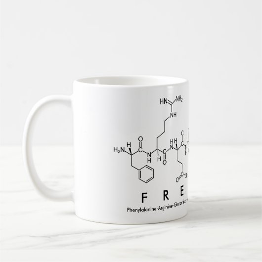 Tasse des Peptids Frederik (Links)