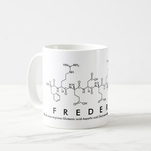 Tasse des Peptids Frederike (Vorderseite Links)