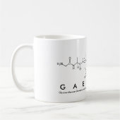 Tasse des Peptids Gaetane (Links)