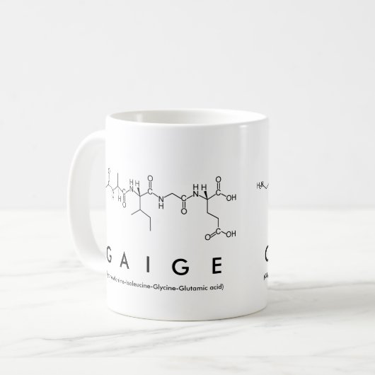 Tasse des Peptids Gaige (Vorderseite Links)